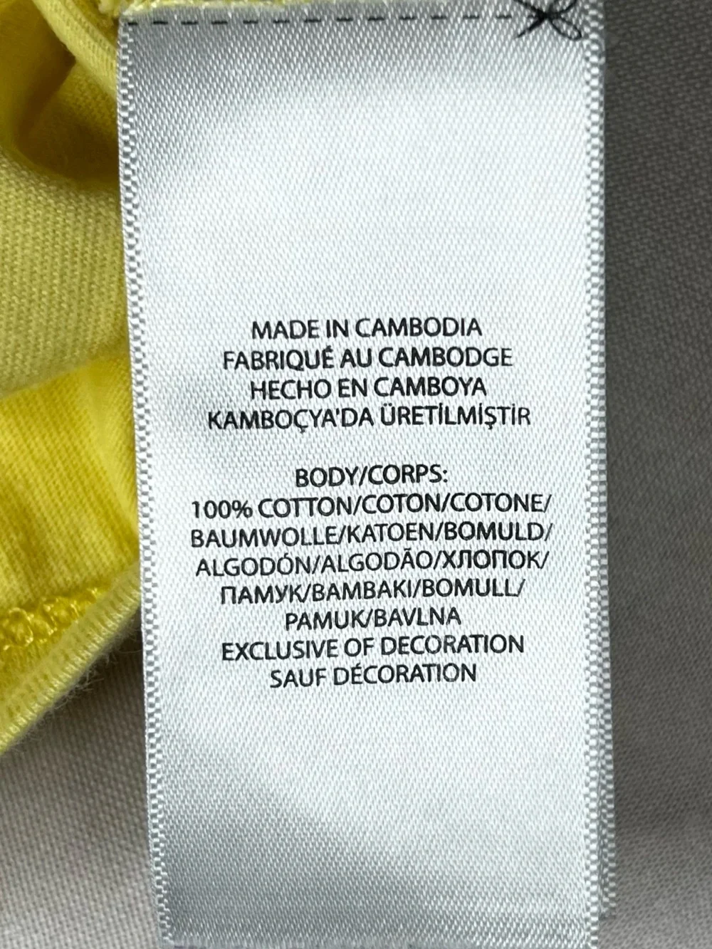 Polo Ralph Lauren Men’s T-Shirt XXL Yellow Crewneck Blue Embroidered Pony Cotton